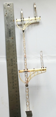 7mm scale model of Seaton Junction up starter under construction